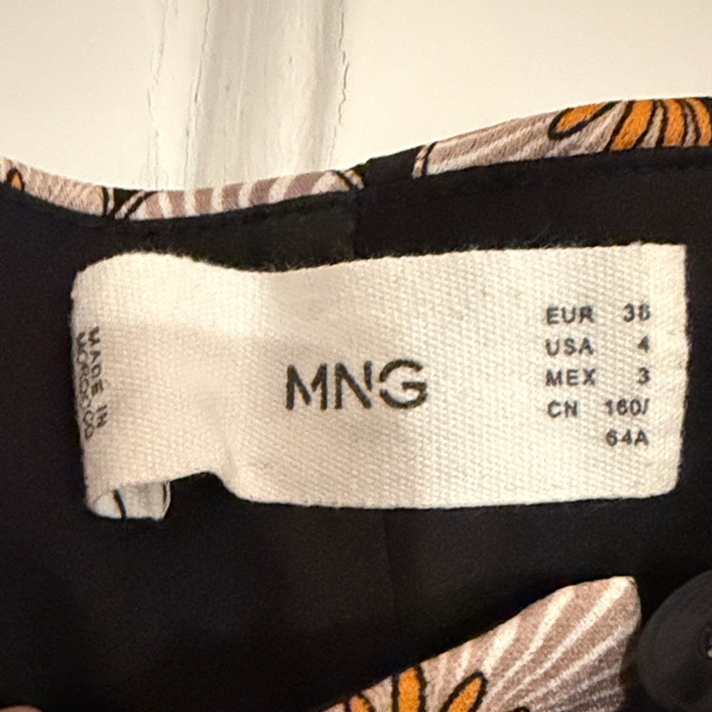 Mango Multicolored Patterned Pants - Picture 2 of 4